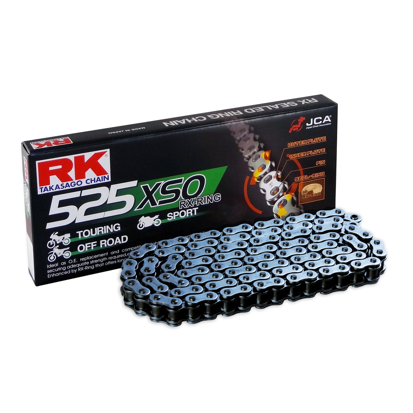 RK 525XSO-124 RX-Ring Chain