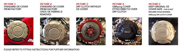 Ducati Streetfighter V4 & SP (2023-On) Clutch Cover Protector GB Racing