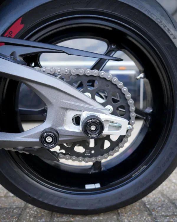 Ducati Panigale V4 & S (2025+) Rear Quick release Spindle Bobbin Set - GB Racing
