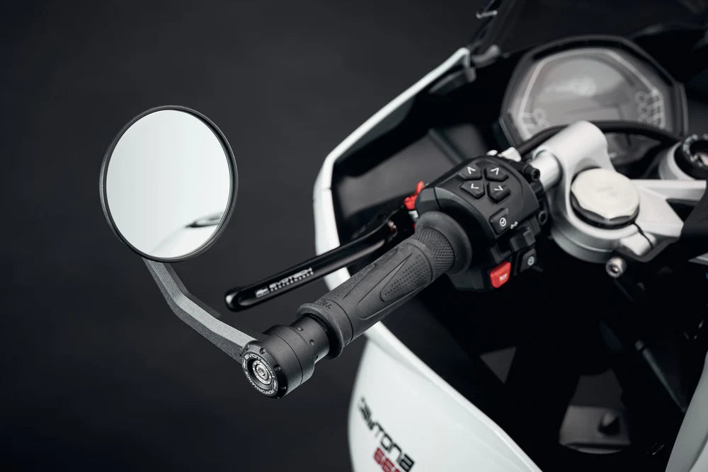Triumph Trident (2021+) Bar End Mirrors Evotech Performance.