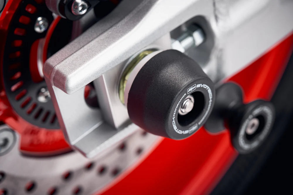 Yamaha Tracer 9 GT & GT Plus (2025 - On) Front & Rear Spindle Bobbins - Evotech Performance