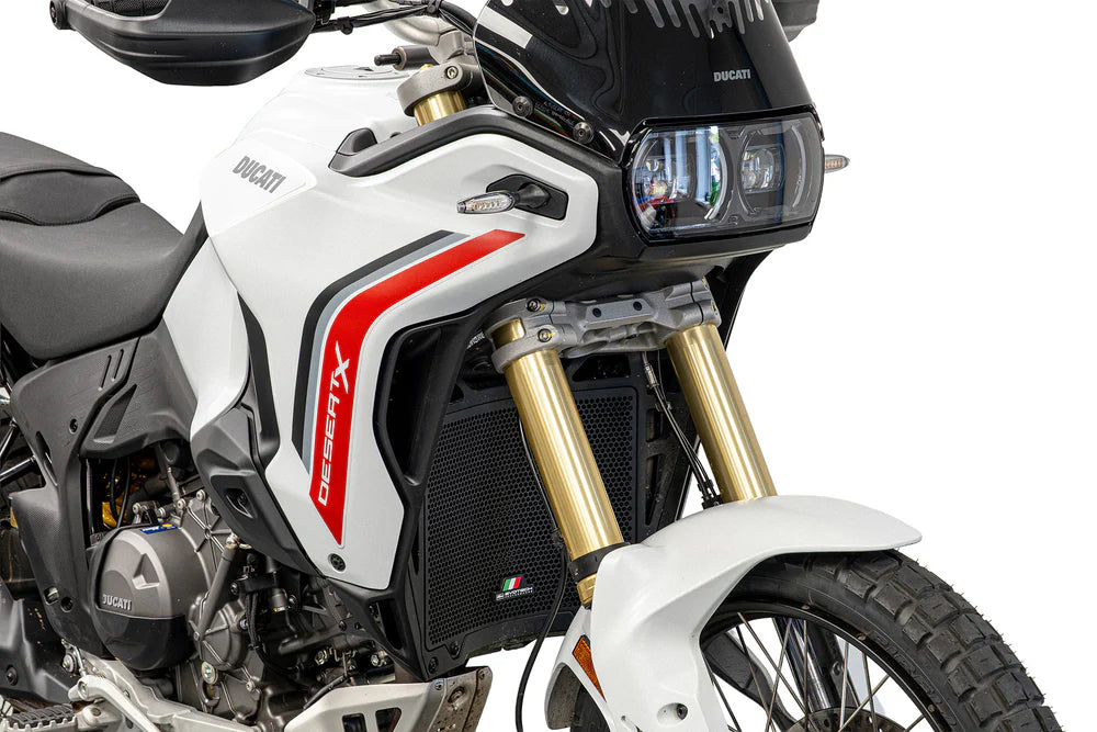 Ducati DesertX V2 Radiator Guard Evotech Performance 2026 Onwards