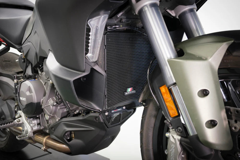 Ducati Multistrada V2 & S (2025 - On) Radiator and Mid Engine Guard Set - Evotech Performance