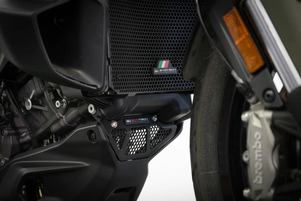 Ducati Multistrada V2 & S (2025 - On) Radiator and Mid Engine Guard Set - Evotech Performance