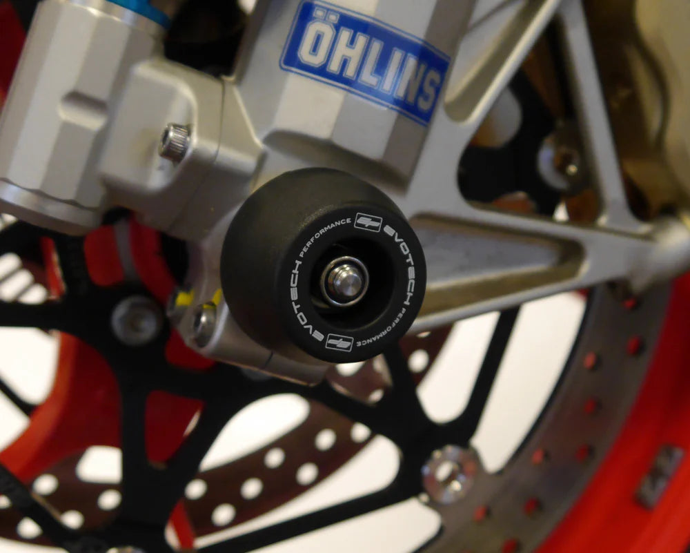 Aprilia Tuono 457 (2025 - On) Front & Rear Spindle Bobbins Kit Evotech Performance