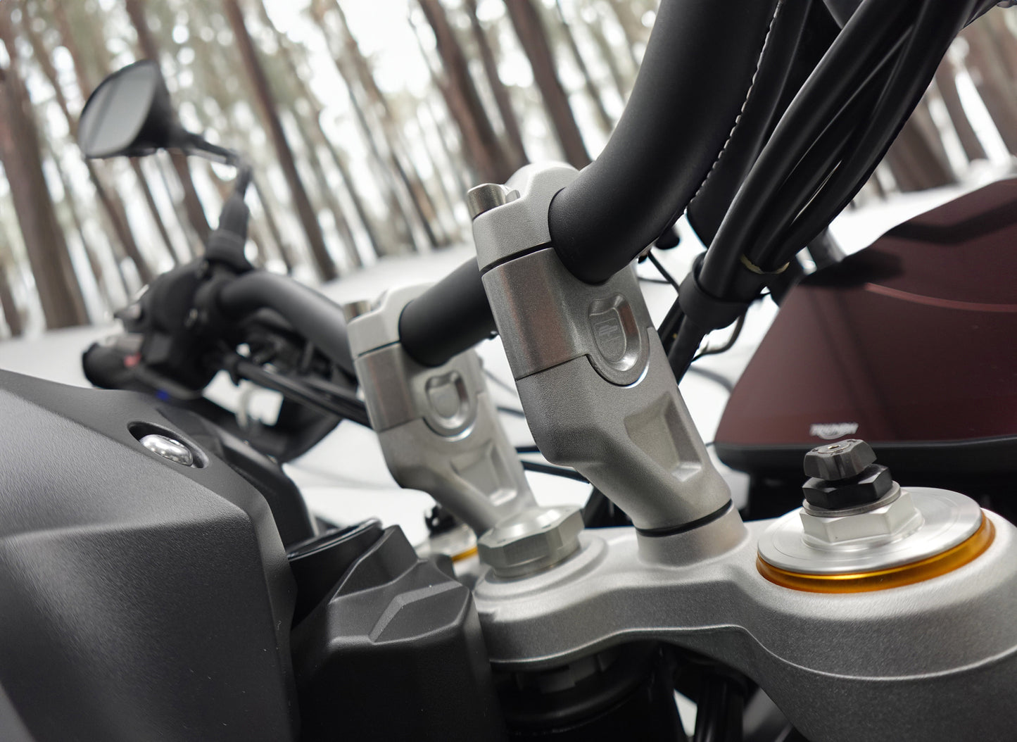 Evotech Handlebar Riser - Triumph Tiger 900 Desert Edition (2026+)