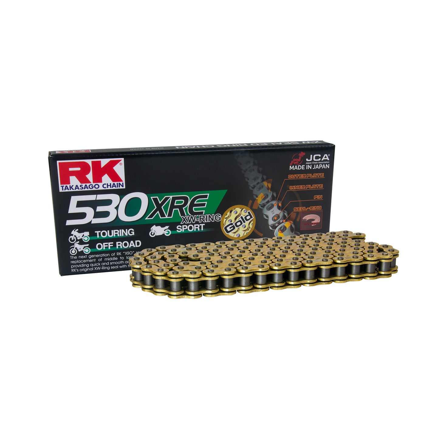 RK GB530XRE-112 XW-Ring Gold Chain