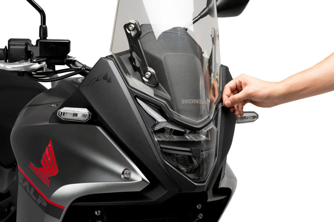 Honda XL750 Transalp (2023 - On) Puig Adhere Headlight Guard | Clear |