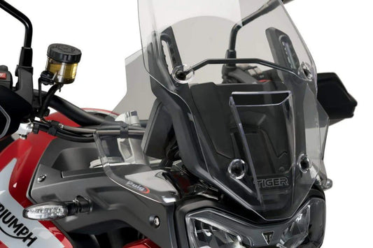 Triumph Tiger 900 2020 - On Puig Front Upper Deflectors (Clear)