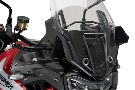 Triumph Tiger 900 GT Pro 2020 - 2023 Puig Front Upper Deflectors (Dark Smoke)
