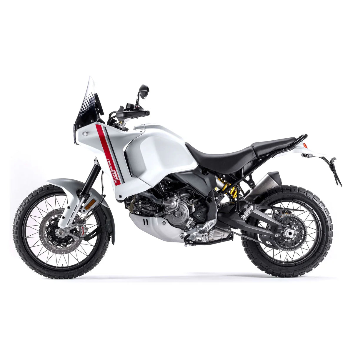 Ducati DesertX V2 Front Fenda Extenda Pyramid plastics Matte Black 2025 onwards