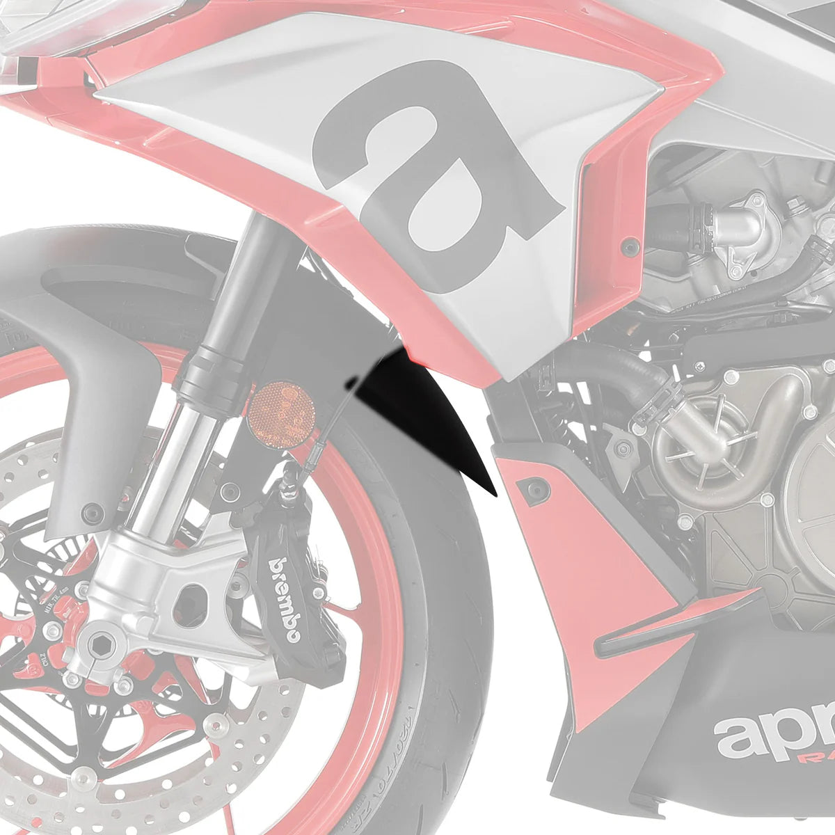Aprilia RSV4 & Factory (2021 - On) Pyramid Fenda Extenda | Matte Black