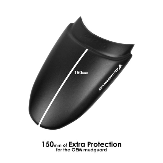Ducati Multistrada V4 Pikes Peak (2021 - On) Pyramid Front Mudguard Extension | Matte Black