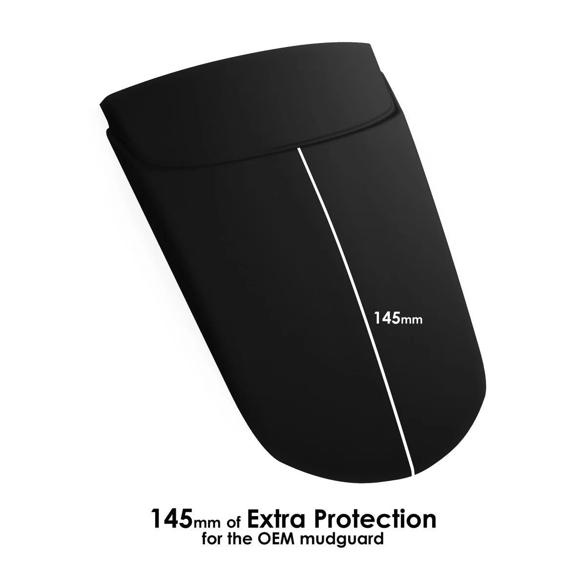 Honda CB1000 Hornet & SP (2025 - On) Pyramid Front Fender Extender Matte Black