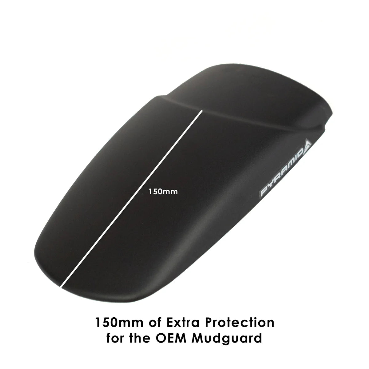 Honda GB350S (2025 - On). Pyramid Front Fender Extension (Matte Black)