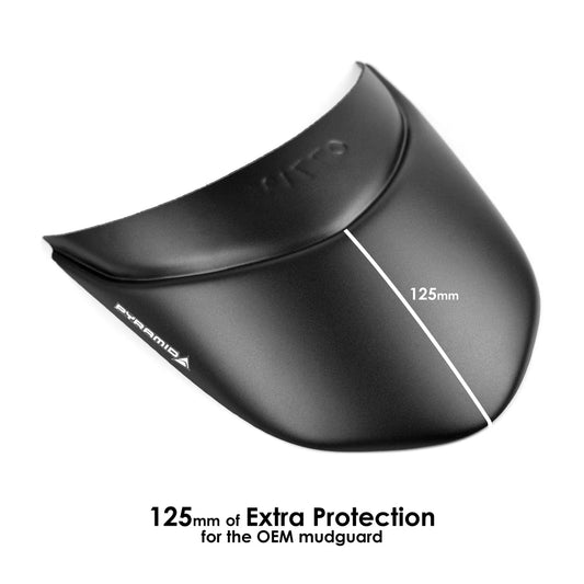 Aprilia RSV4 & Factory (2021 - On) Pyramid Hugger Extension | Matte Black