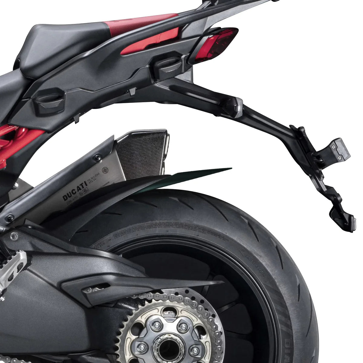 Ducati Multistrada V4 Pikes Peak (2021 - On) Pyramid Hugger Extension | Matte Black