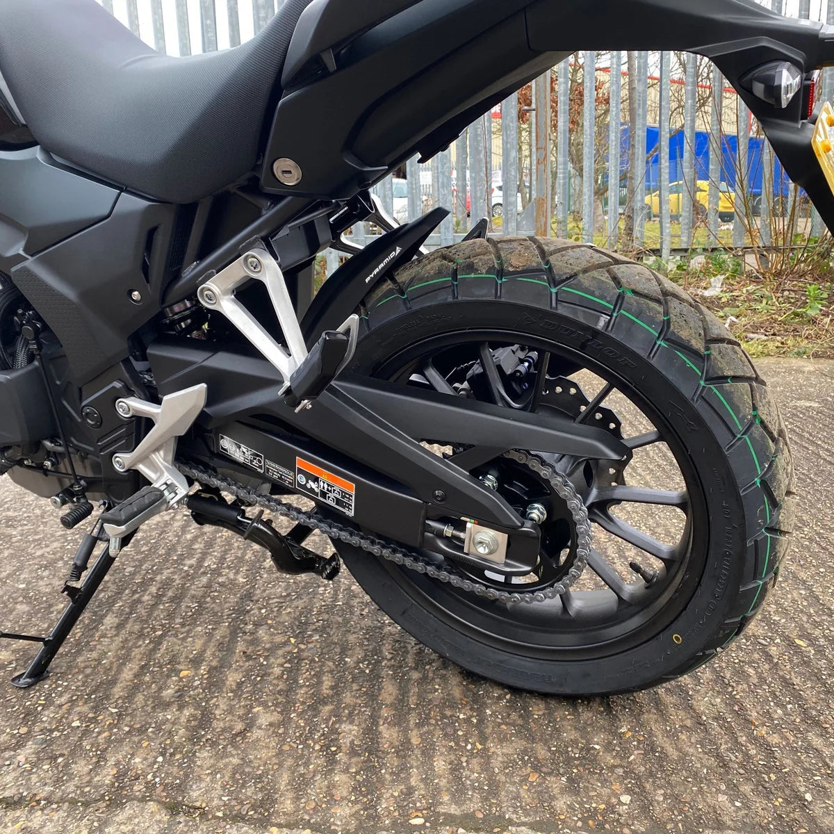 Honda NX 500 (2024 - On). Pyramid Hugger (Matte Black)