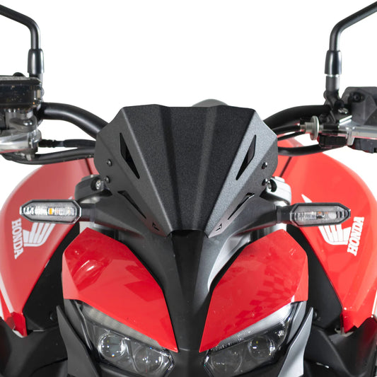 Honda CB1000 Hornet & SP (2025 - On) Pyramid Metal Fly Screen | Matte Black |