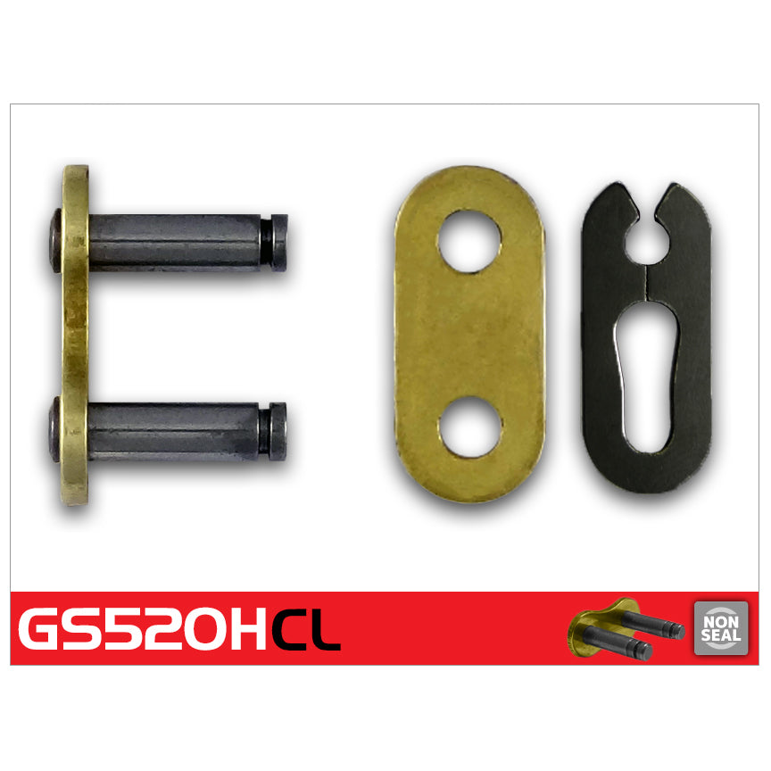RK GS520H-CL Gold Heavy Duty Con Clip Link