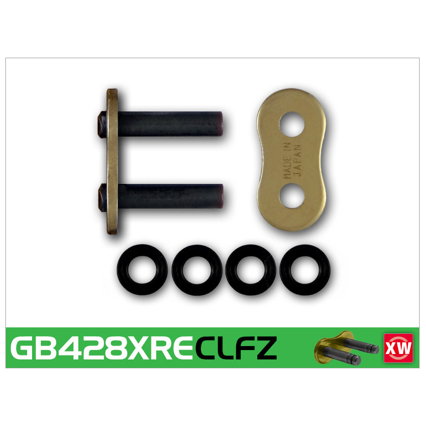 RK GB428XRE-CLFZ XW-Ring Gold Chain Rivet Link