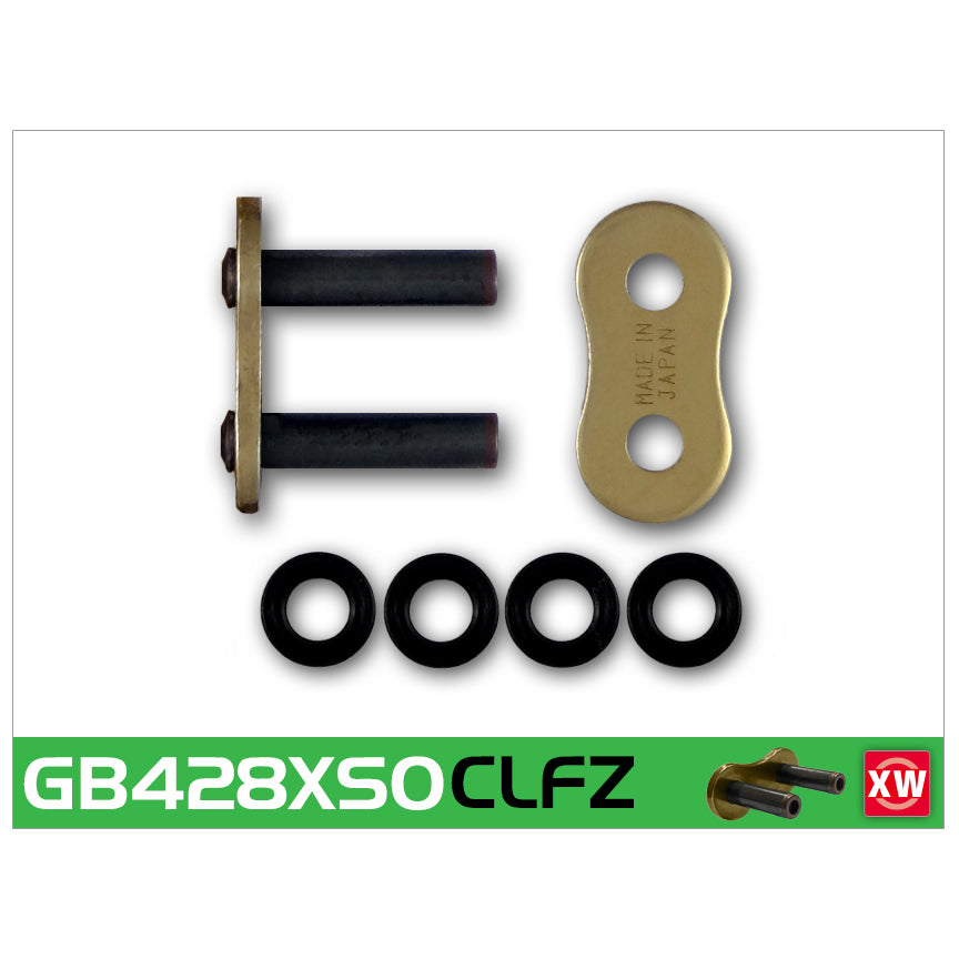 RK GB428XSO-CLF Gold XW-Ring Con Rivet Link