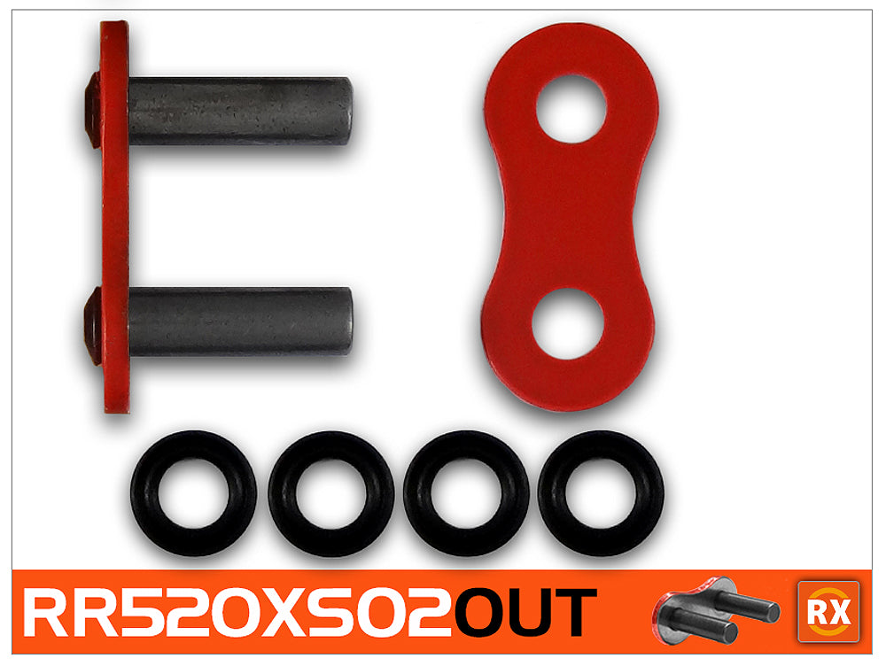 RK RR520XSO2-CLF Red RX-Ring Con Rivet Link