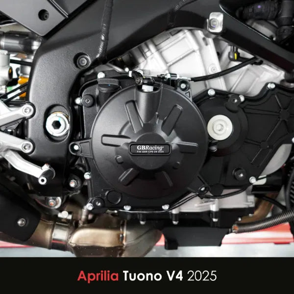 Aprilia Tuono V4 & Factory (2025 - On) Secondary Engine Cover Protection Set. GB Racing