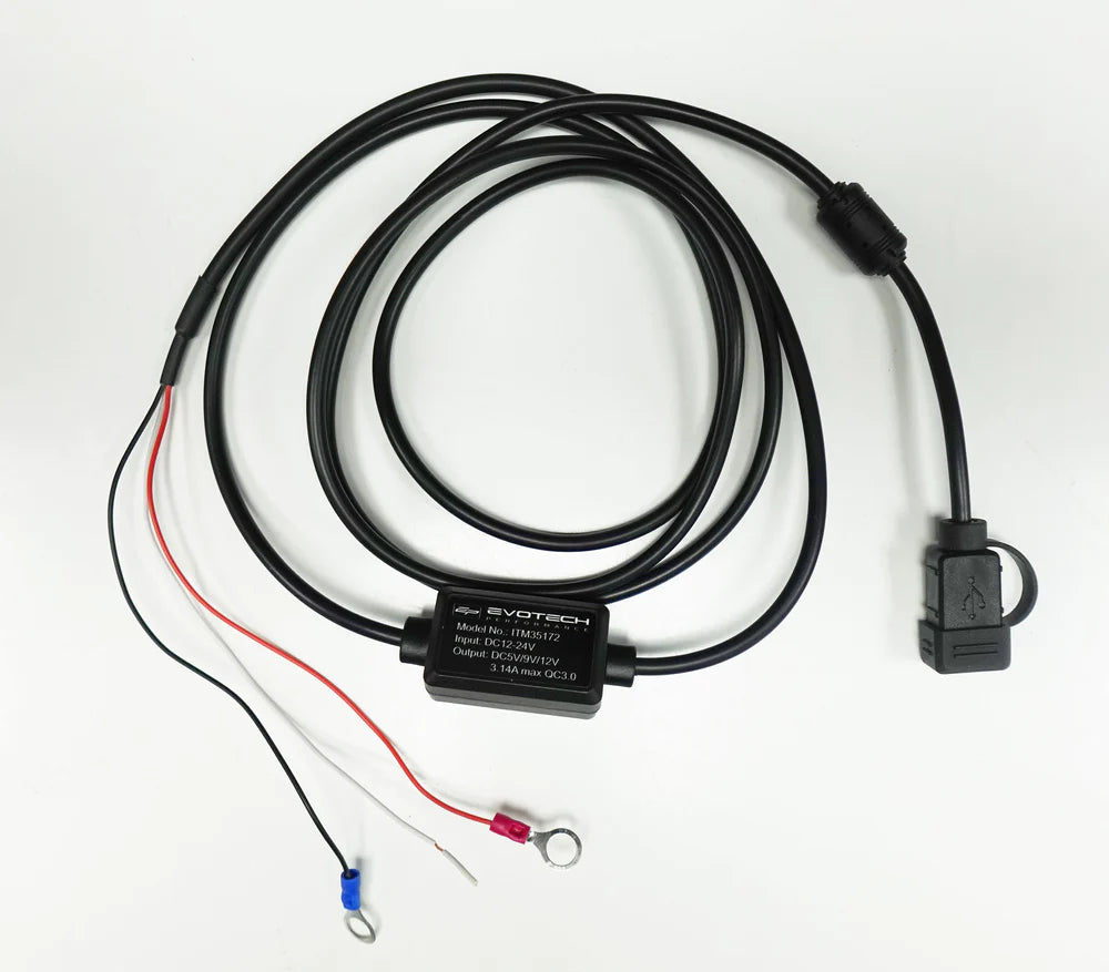 Motorcycle USB Charger . Evotech Performance ..