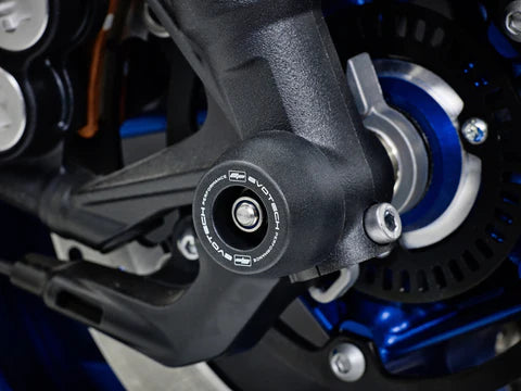 Yamaha XSR900 GP (2024 - On) Front & Rear Spindle Bobbins Kit Evotech Performance