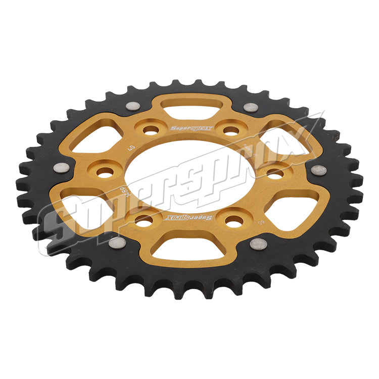 SuperSprox Rear Stealth RST-1489-40-GLD For 525 CHAIN