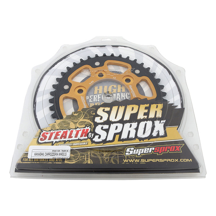 SuperSprox Rear Stealth RST-1489-40-GLD For 525 CHAIN