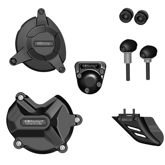 BMW S1000RR (RACE/TRACK) MOTORCYCLE ENGINE PROTECTION BUNDLE 2009 - 2016 GB Racing