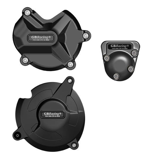BMW S1000RR 17-18, S1000R 17-20 & S1000XR 2015-19 ENGINE COVER SET GB RACING
