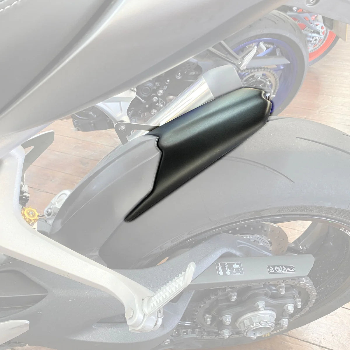 Triumph Speed Triple 1200 RR (2022 - On) Pyramid Rear Fenda Extenda  | Matte Black |