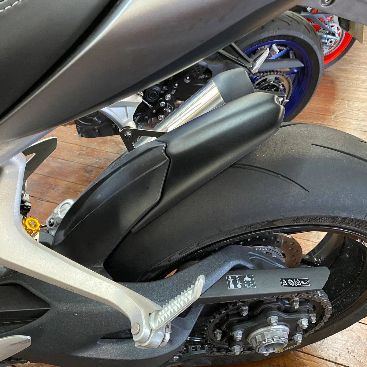Triumph Speed Triple 1200 RR (2022 - On) Pyramid Rear Fenda Extenda  | Matte Black |