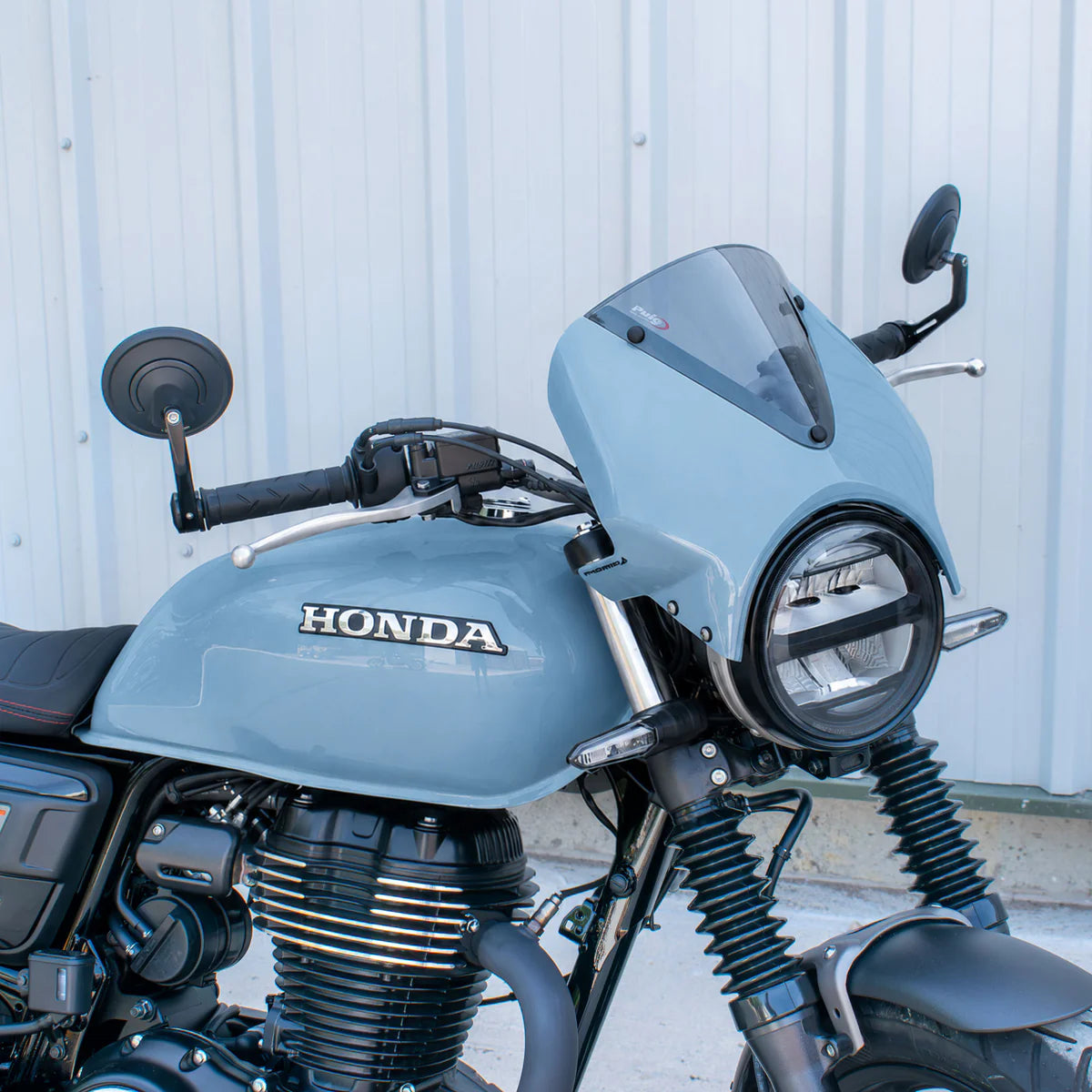 Honda GB350S Pyramid Fly Screen Puco Blue (2025 - On)