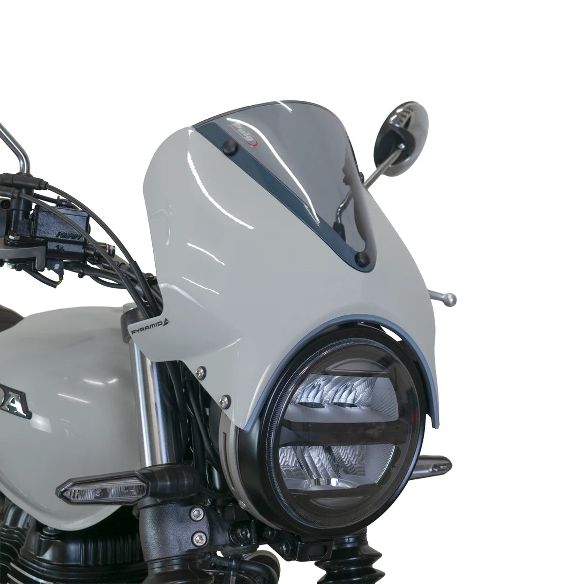 Honda GB350S Pyramid Fly Screen Pearl Deep Mud Grey (2025 - On)