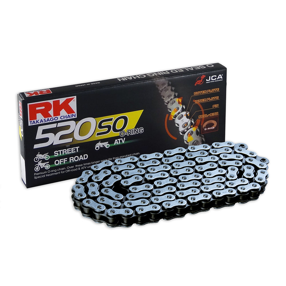 RK 520SO-118 O-Ring Clip Link Chain - Off Road
