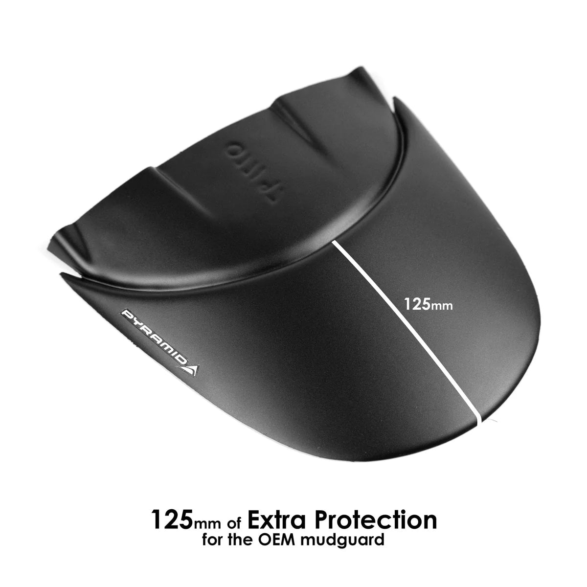 Aprilia Tuono 660 & Factory (2021 - On) Pyramid Hugger Extension  | Matte Black