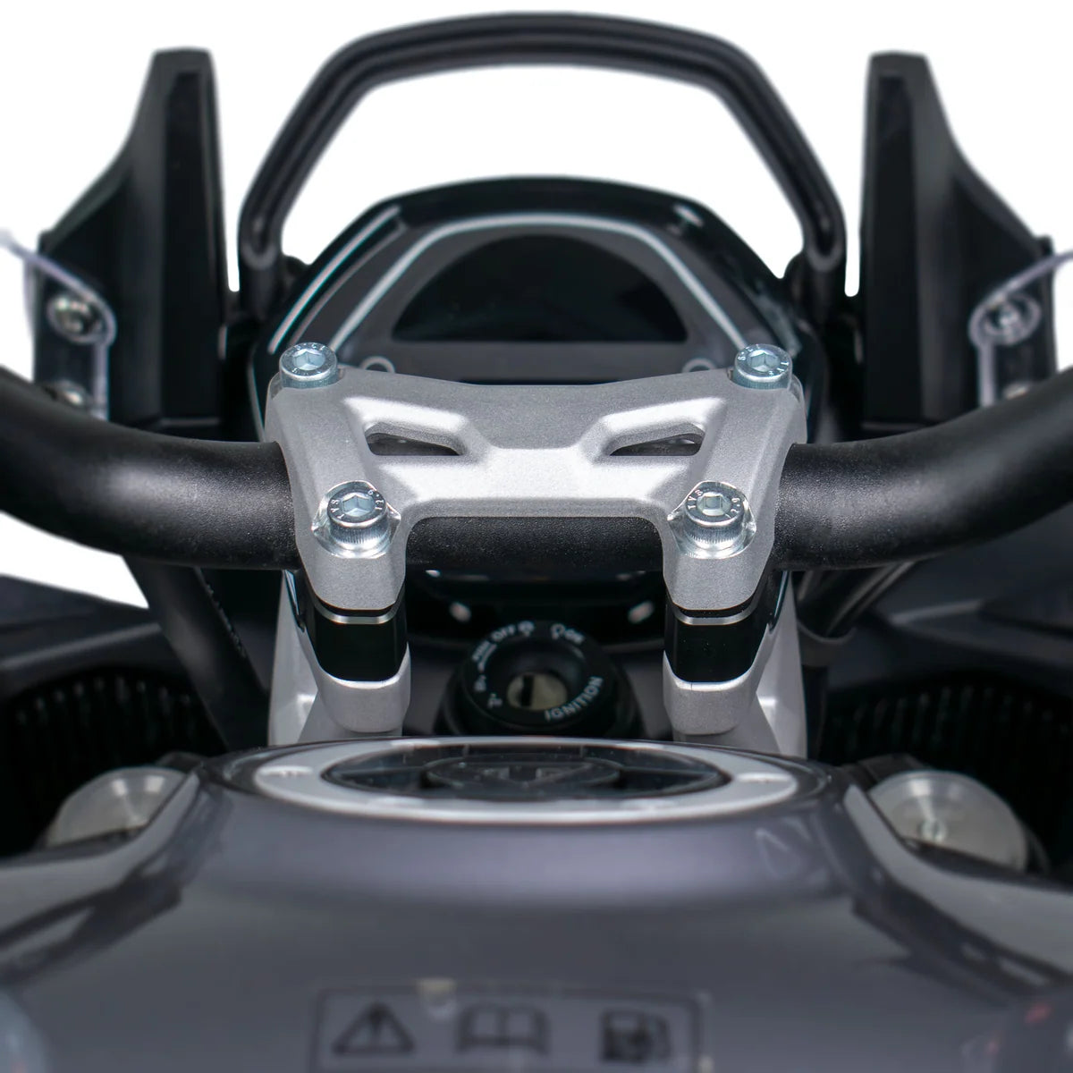 Triumph Tiger Sport 800 Tour Handlebar Riser Gloss Black. Pyramid.(2025 - On)