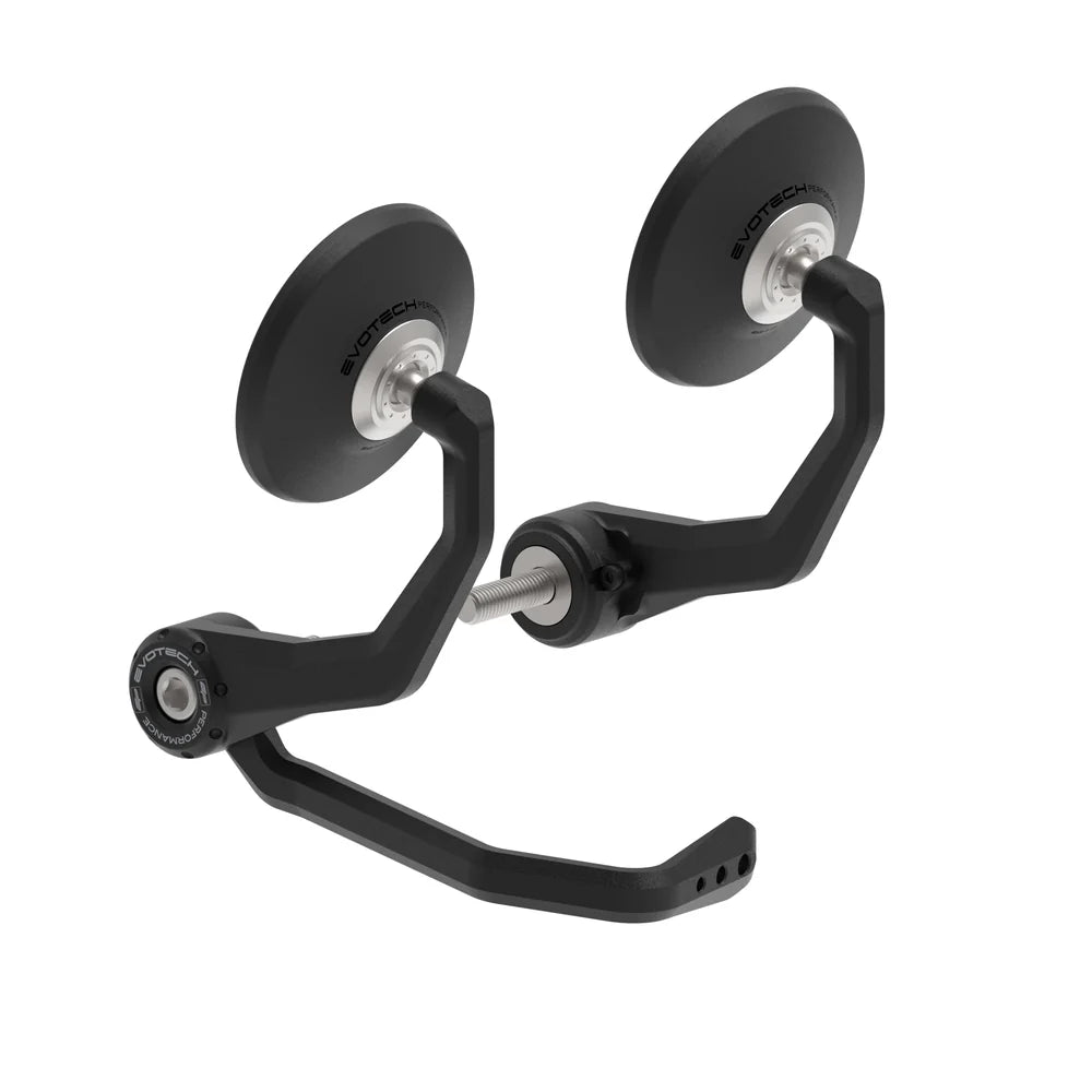 BMW F 900 R Models (2020 - On) Bar End Mirrors / Brake Protector (Retro Round)  Evotech Performance