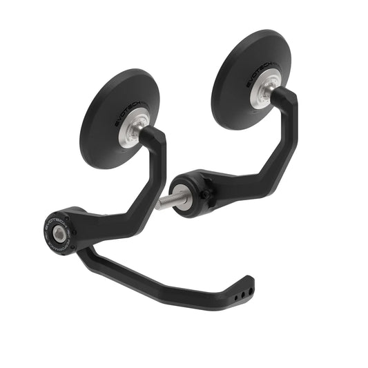 BMW F 900 R Models (2020 - On) Bar End Mirrors / Brake Protector (Retro Round)  Evotech Performance