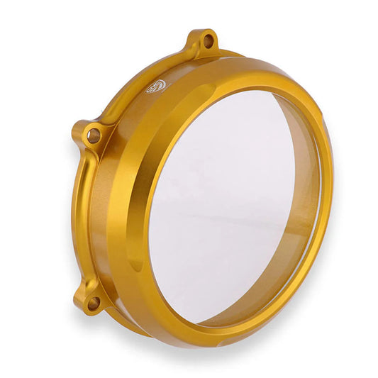 Ducati Diavel V4 (2023 - On) Clear Clutch Cover Gold. CNC Racing