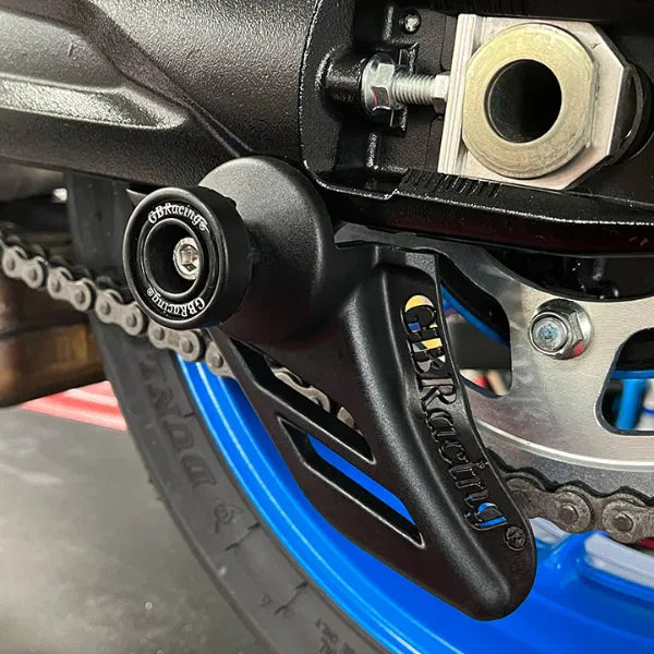 Kawasaki Ninja ZX-4R (2023 - On) Models. Lower Chain Guard & Stand Bobbins. GB Racing