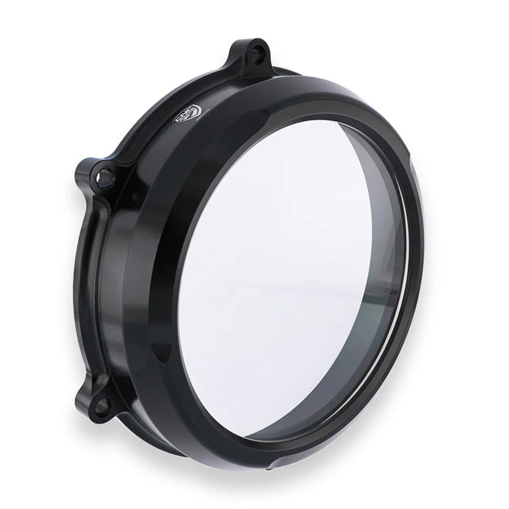 Ducati Panigale V4 models (2018 - On) Clear Clutch Cover Black. CNC Racing