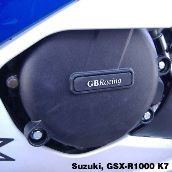 Suzuki GSX-R 1000 K5-K8 (2005 - 2008) Secondary Clutch & Alternator Cover Protector Set. GB Racing