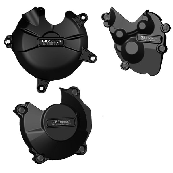 Kawasaki ZX-6R (2024 _ On) Stock & Kit Secondary Engine Cover Protection Set. GB Racing