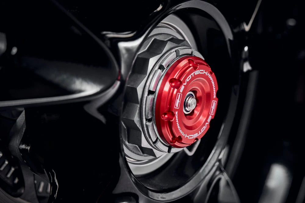 Triumph Speed Triple 1200 RX (2025+) Rear Spindle Bobbins - Evotech Performance