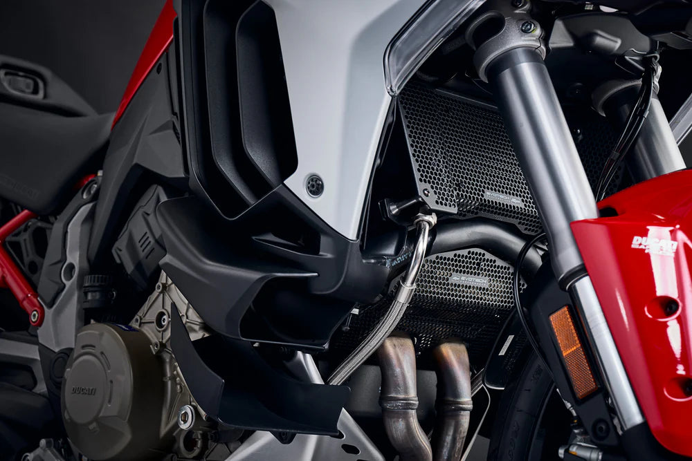 Ducati Multistrada V4 RS (2024+) Radiator Cylinder Head Guard Complete Set  Evotech Performance